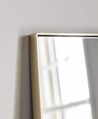 Tall Soft Gold Rectangle Mirror - The Farthing