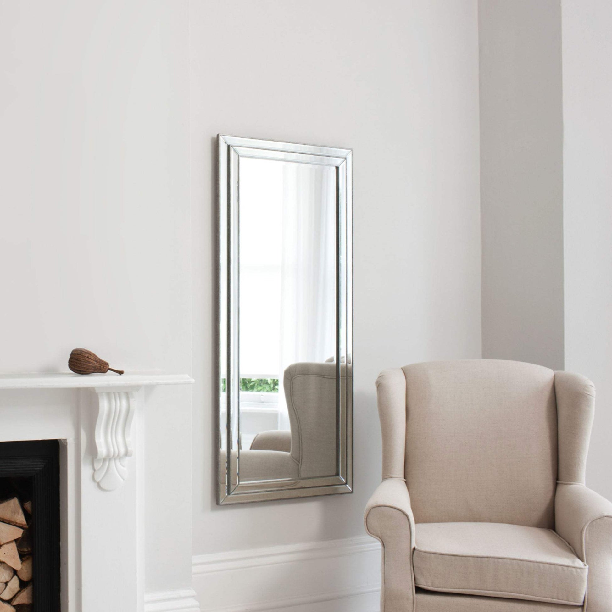 Tall Two Step Leaner Wall Mirror - The Farthing