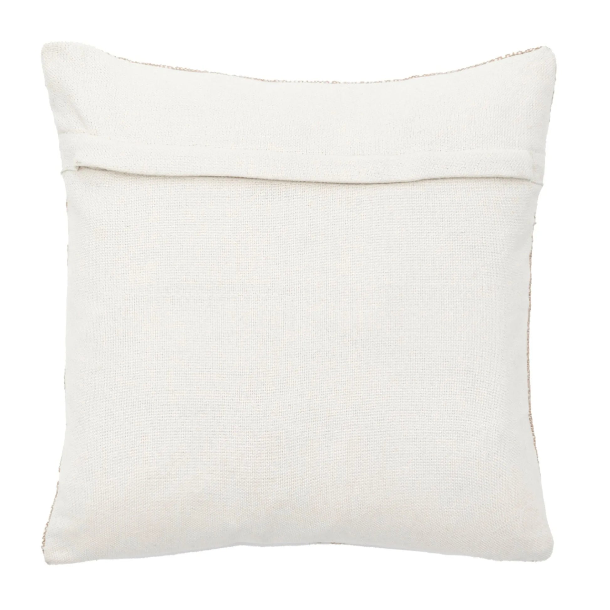 Taupe Textured Weave Cushion 1