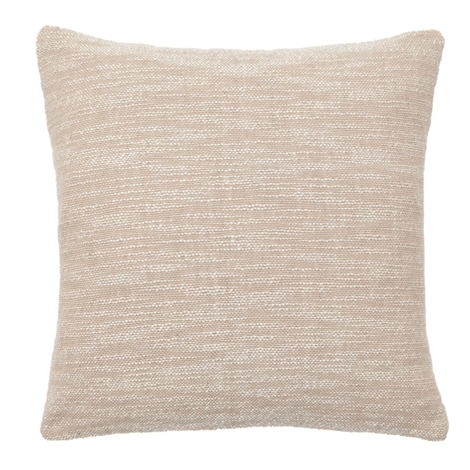 Taupe Textured Weave Cushion 3