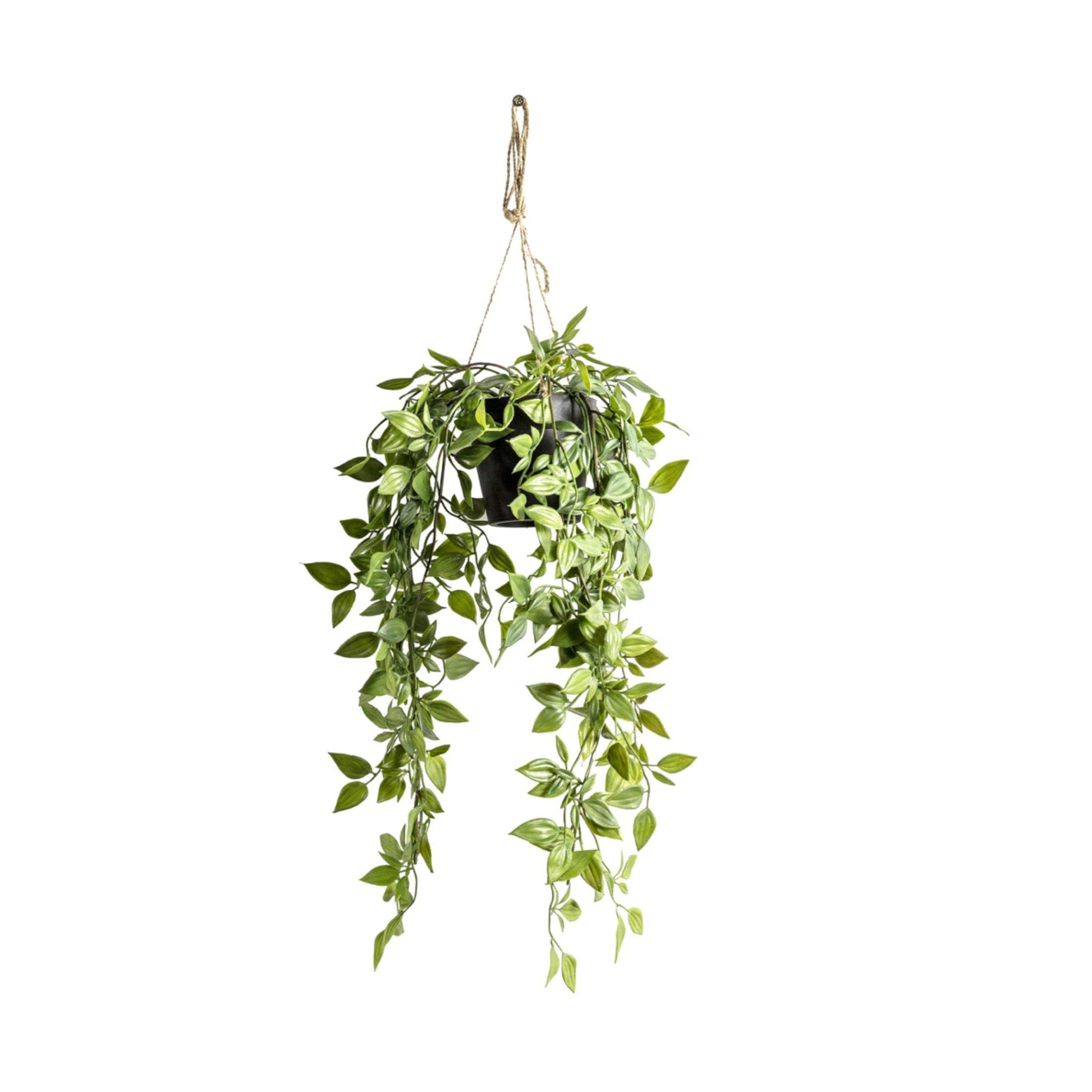 Trailing Artificial Potted Hanging Scindapsus Plant - The Farthing