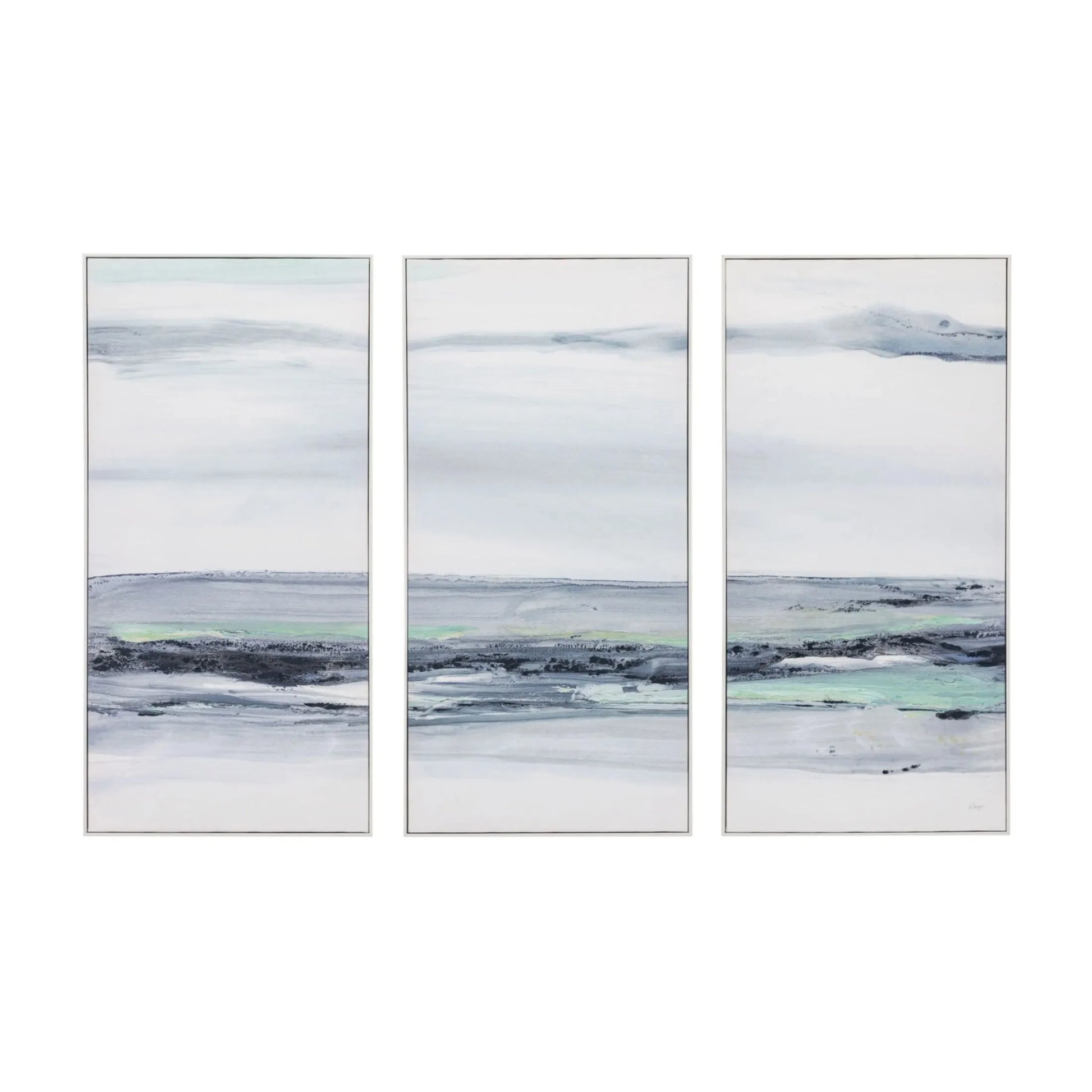 Tranquil View Framed Canvas Trio 3