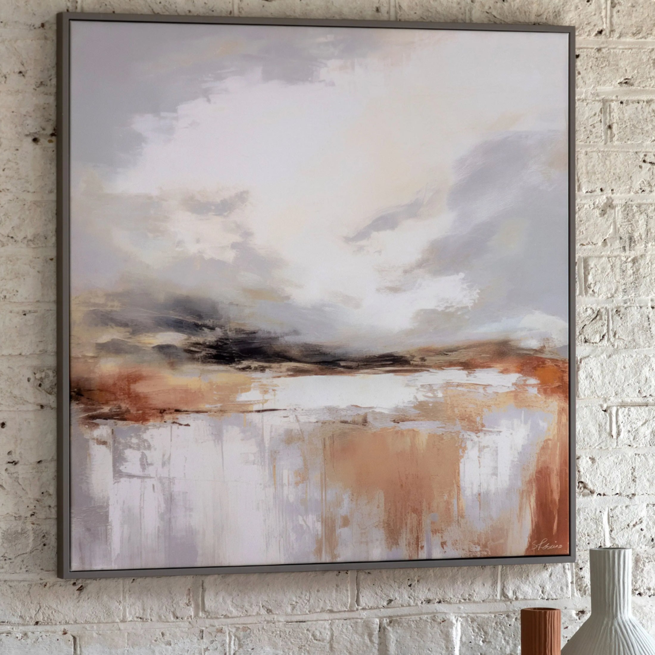 Tranquility Horizon Framed Canvas 4