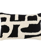 Tufted Abstract Midnight Cushion 1