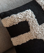 Tufted Abstract Midnight Cushion 5