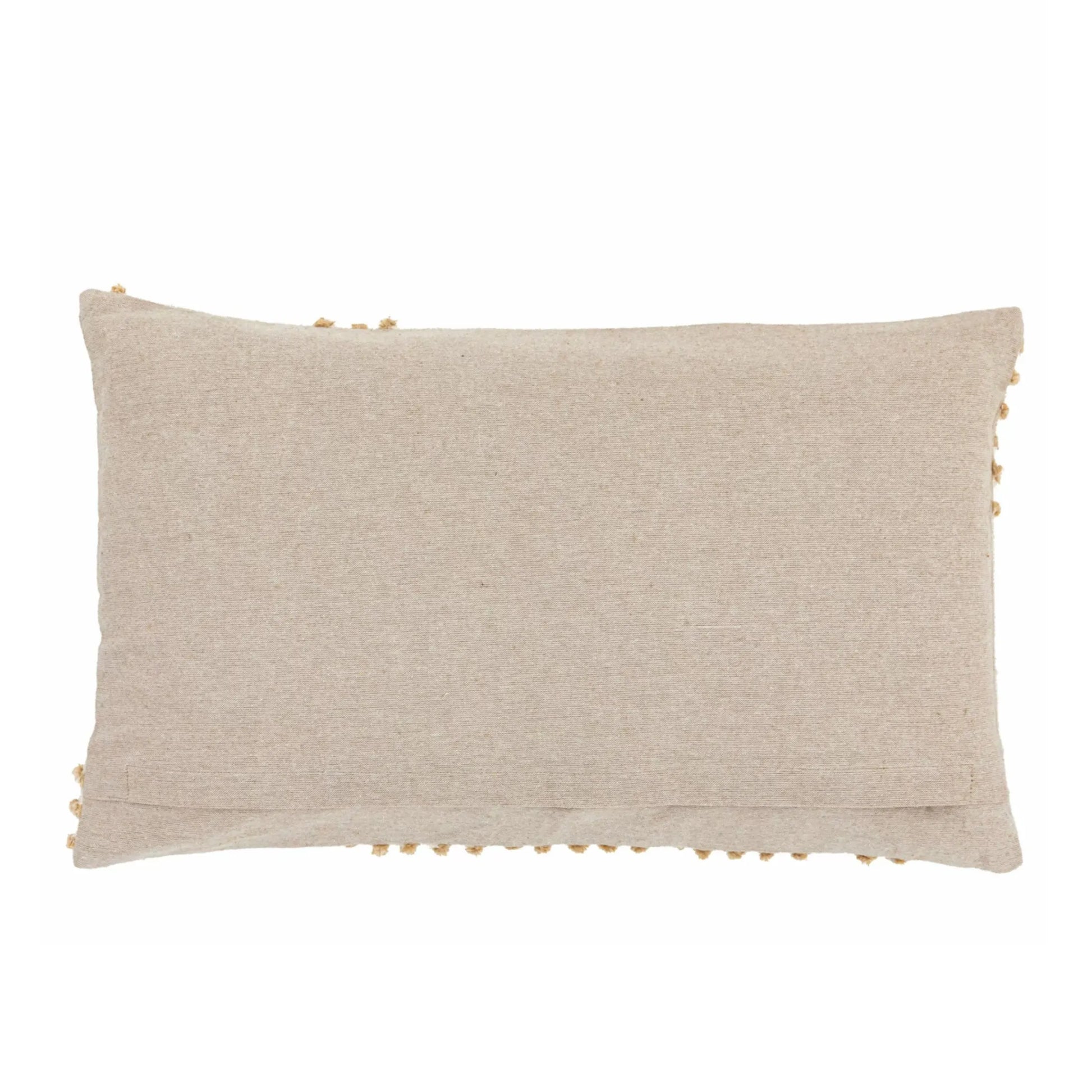 Tufted Geometric Rectangular Cushion 1