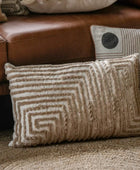 Tufted Geometric Rectangular Cushion 54