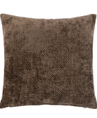 Brown textured pillow on a white background