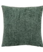 Two Green Chenille Weave Pattern Cushions 1