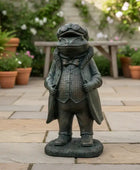 Verdigris Finish Mr Toad Garden Ornament