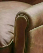 Vintage Brown Manor Leather Armchair