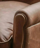 Vintage Brown Manor Leather Armchair