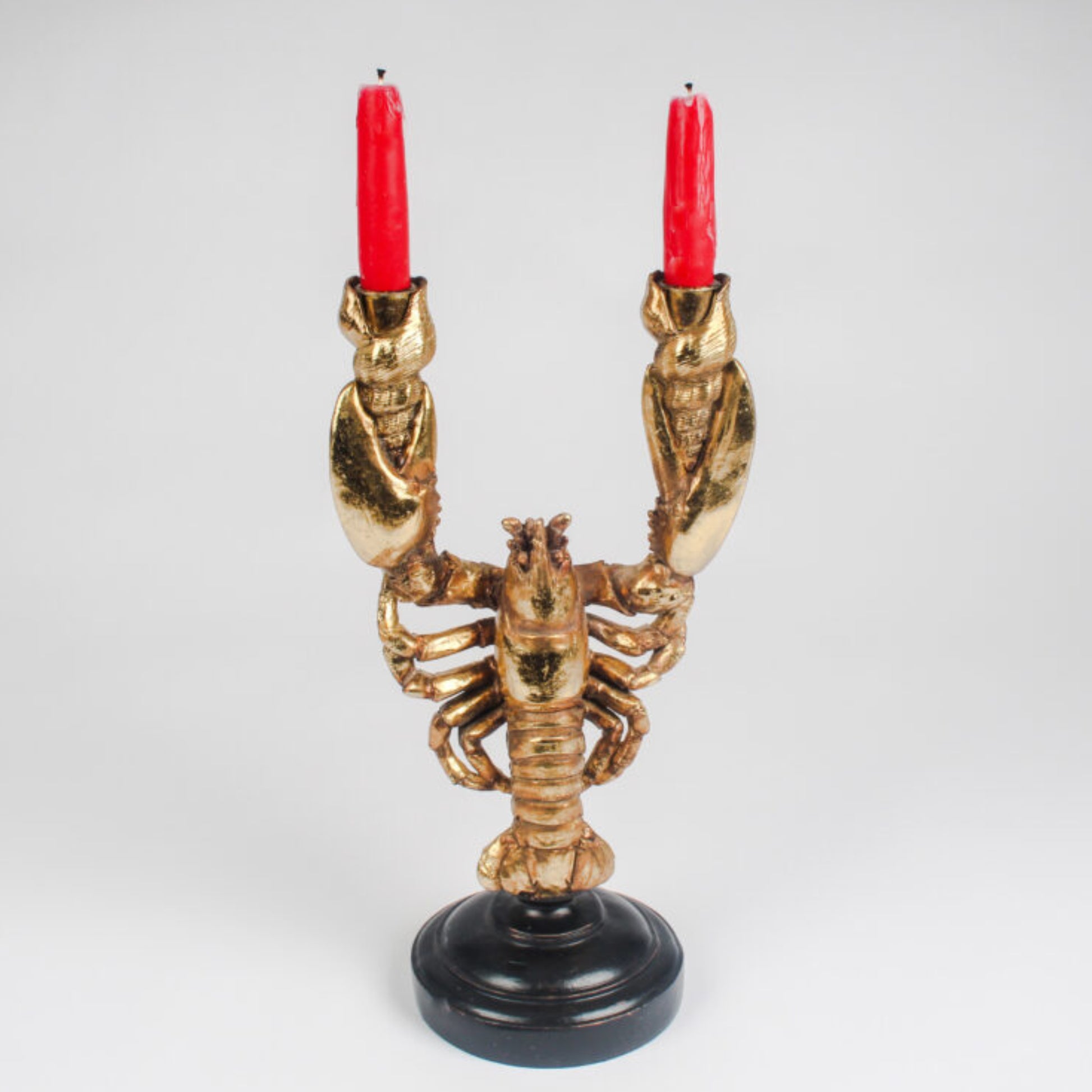Vintage Gold Lobster Candelabra 4