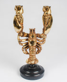 Vintage Gold Lobster Candelabra 1