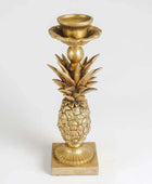 Vintage Gold Pineapple Candle Holder