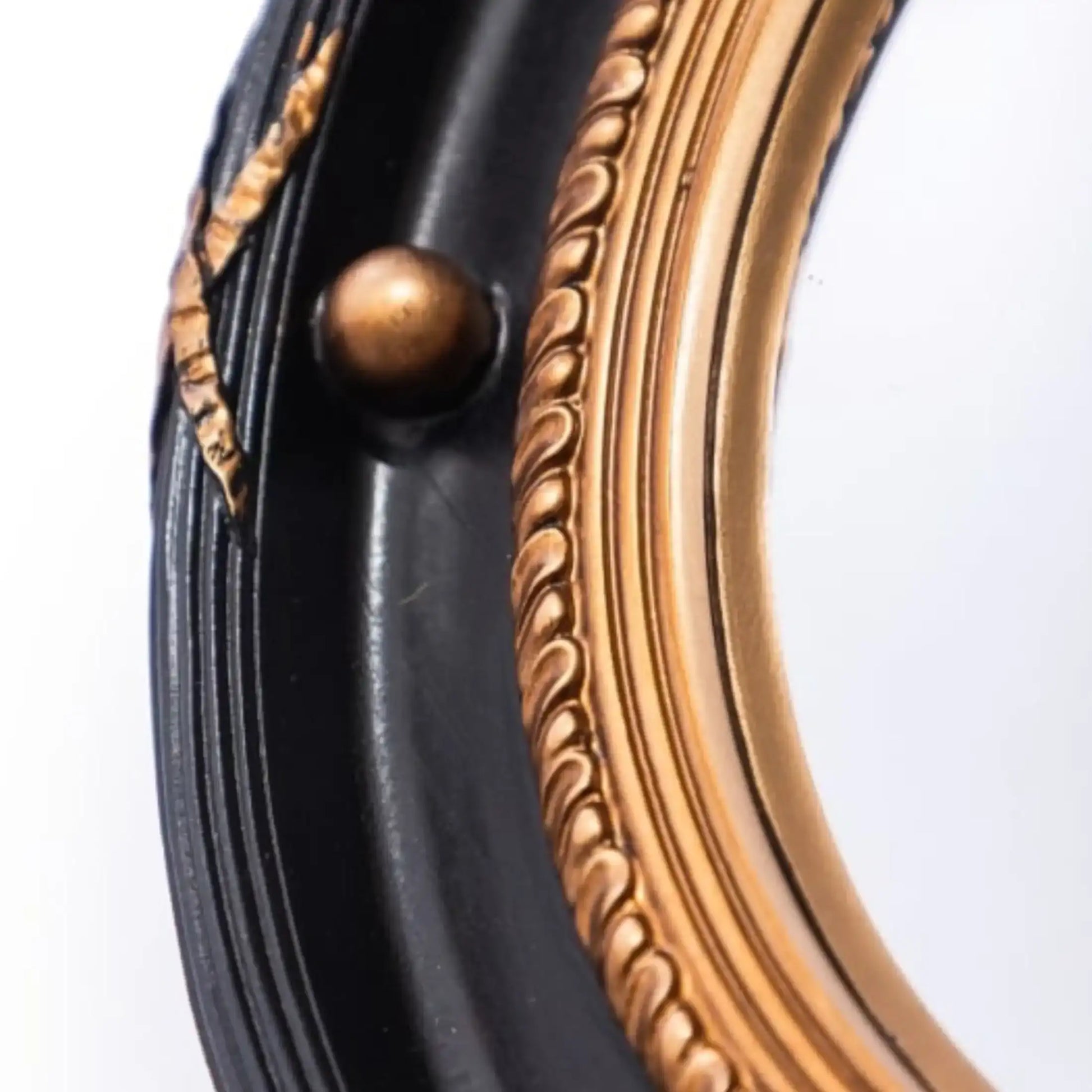 Vintage Inspired Convex Glass Wall Mirror 4