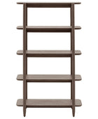 Visby Dark Stained Oak Open Display Shelving Unit FARTHING