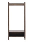 Visby Dark Stained Oak Open Wardrobe | FARTHING 1