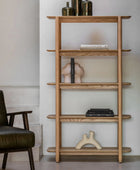 Visby Oak Open Display Shelving Unit | FARTHING 1