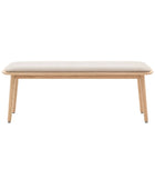 Visby Oak Padded Bench | FARTHING 1