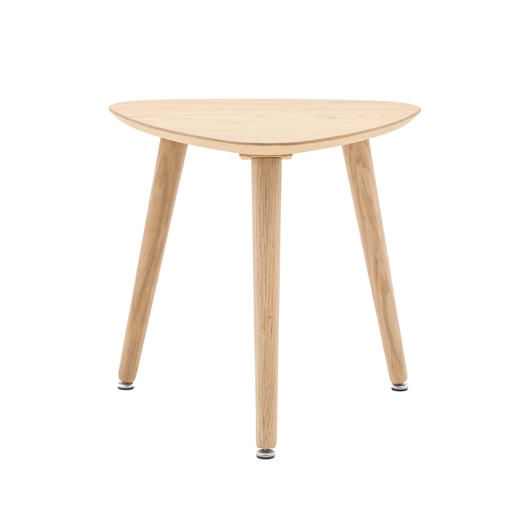 Visby Oak Triangular Side Table FARTHING 1