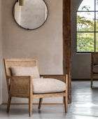 Weathered Ash Rattan Armchair 1