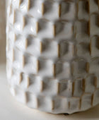 White Reactive Glaze Ceramic Vase Set 1