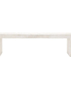 Whitewash Rustic Chunky Mango Wood Dining Bench 2