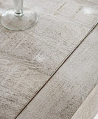 Whitewashed Rustic Chunky Mango Wood Dining Table 1