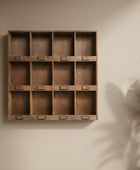 Wooden Cubby Hole Storage Unit