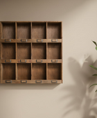 Wooden Cubby Hole Storage Unit