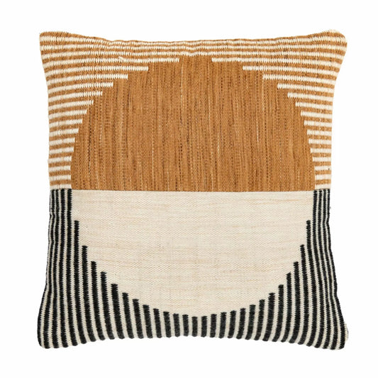 Woven Geometric Design Cushion