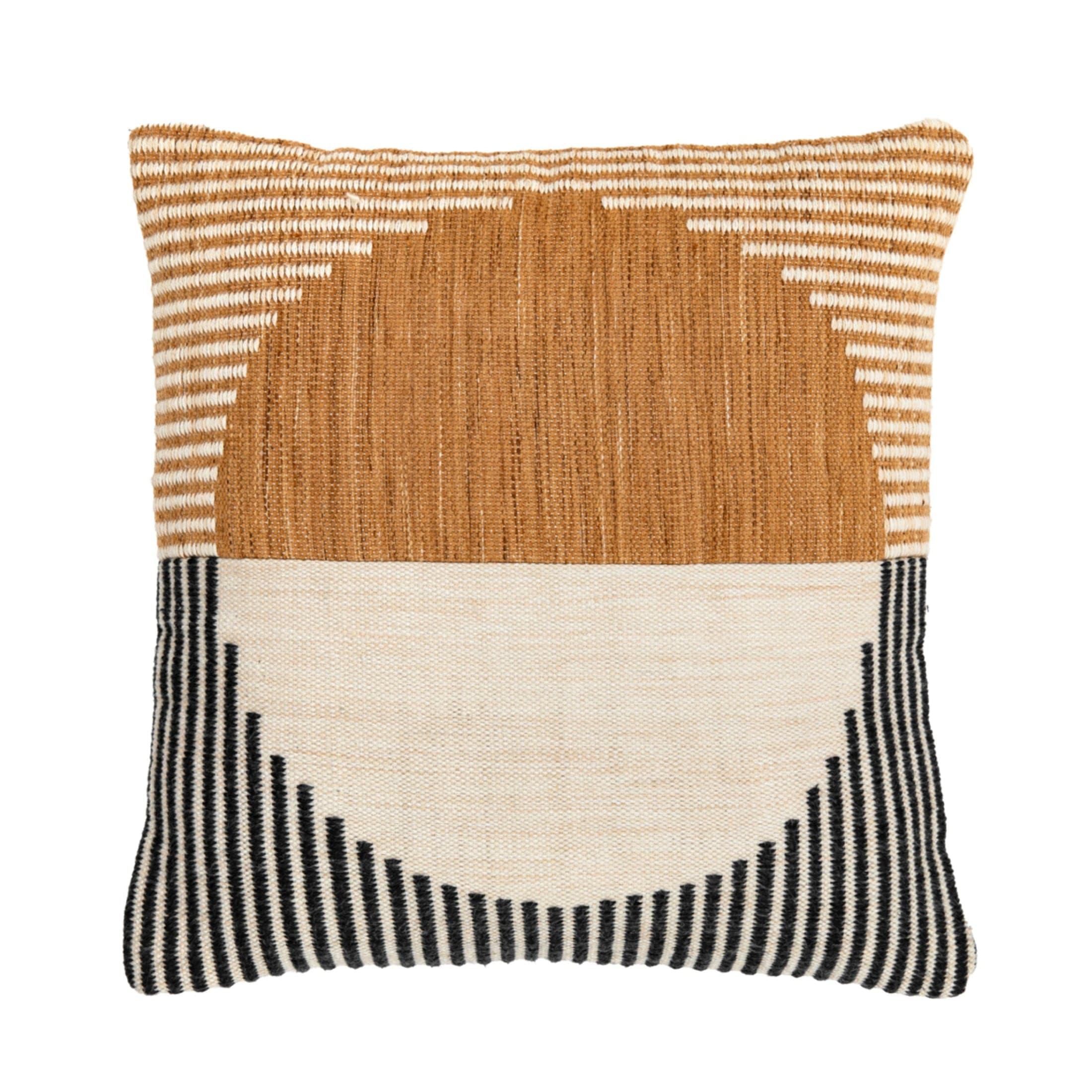 Woven Geometric Design Cushion Cover