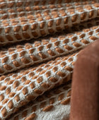 Woven Rust Toned Throw