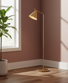 Antique Brass Task Floor Light