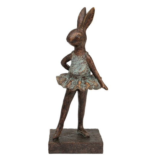 Antiqued Ballerina Hare Ornament - The Farthing