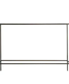 Antiqued Bronze Metal and Glass Console Table - The Farthing