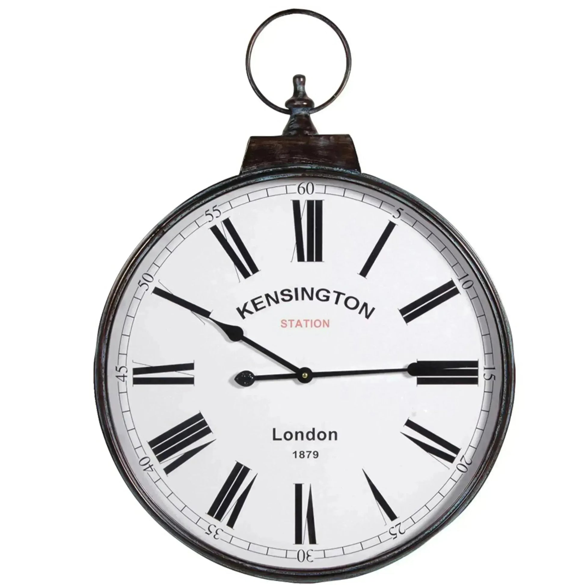 Antiqued Kensington Pocket Clock - The Farthing