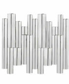 Art Deco Inspired Bevelled Abstract Panels Wall Mirror - The Farthing
