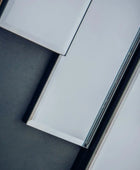Art Deco Inspired Bevelled Panels Wall Mirror - The Farthing