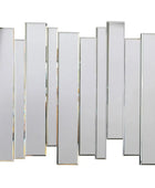 Art Deco Inspired Bevelled Panels Wall Mirror - The Farthing