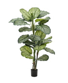 Artificial Green Potted Calathea Tree - The Farthing