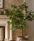 Artificial Green Potted Eucalyptus Tree - The Farthing