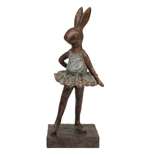 Antiqued Ballerina Hare Ornament 1