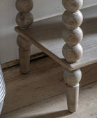 Beaded Edge Oak 2 Drawer Console Table - The Farthing