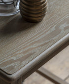 Beaded Edge Oak Side Table - The Farthing