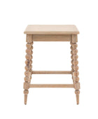 Beaded Edge Oak Side Table - The Farthing