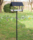 Bird Feeder House on Pole - The Farthing