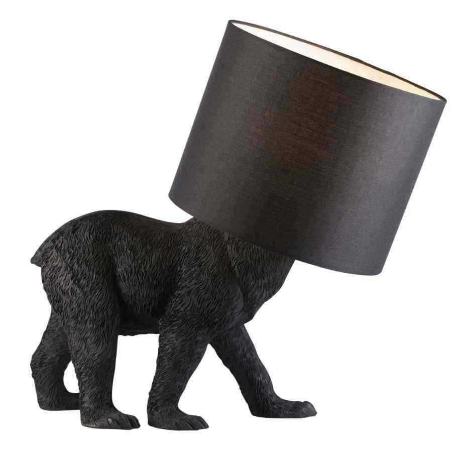 Black Bear Table Light with Shade - The Farthing