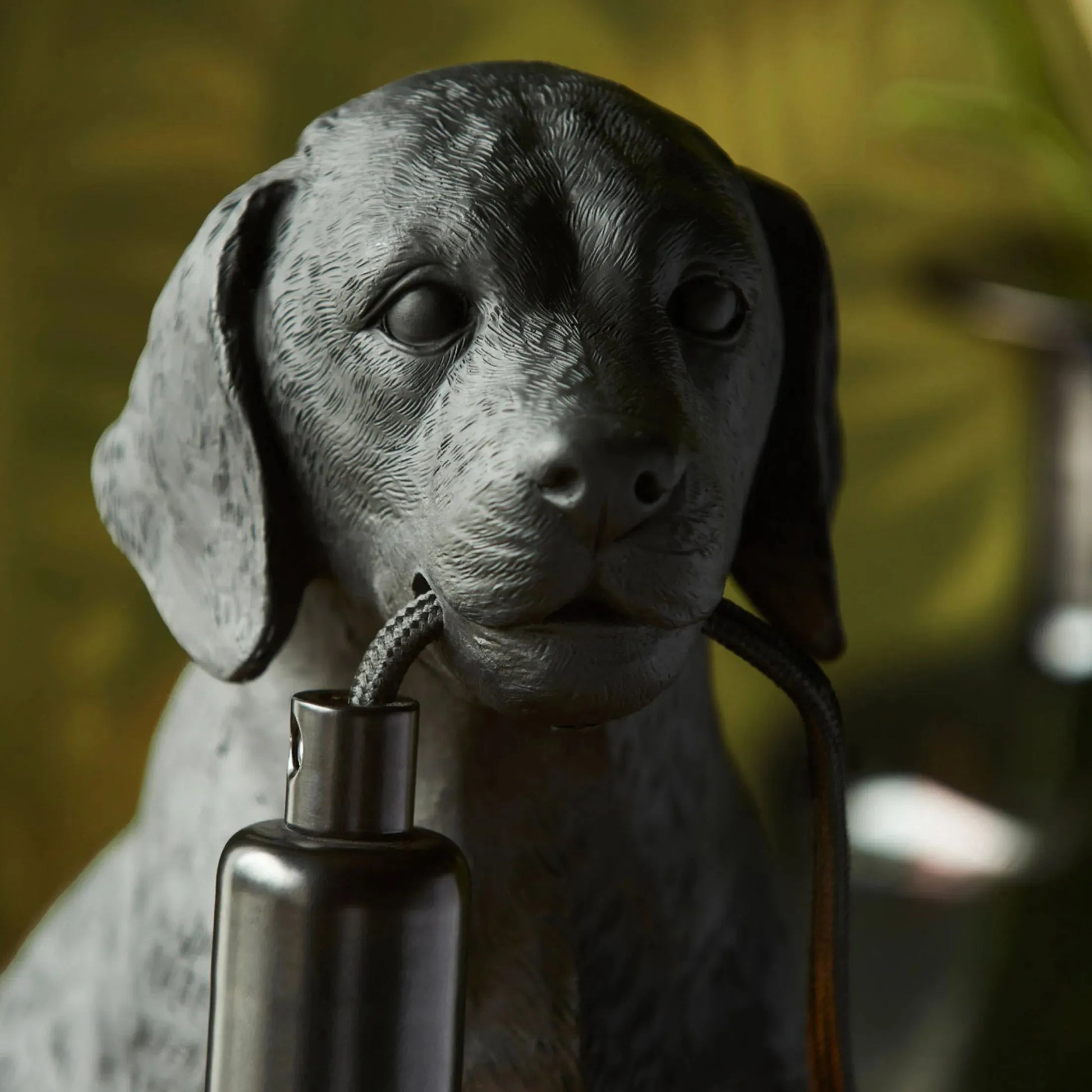 Black Labrador Puppy Table Lamp - The Farthing